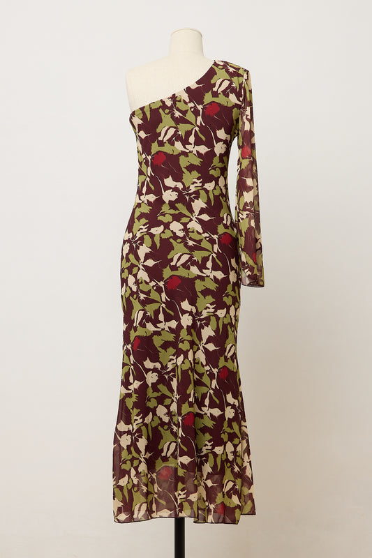 VESTIDO ISALINE BURDEOS