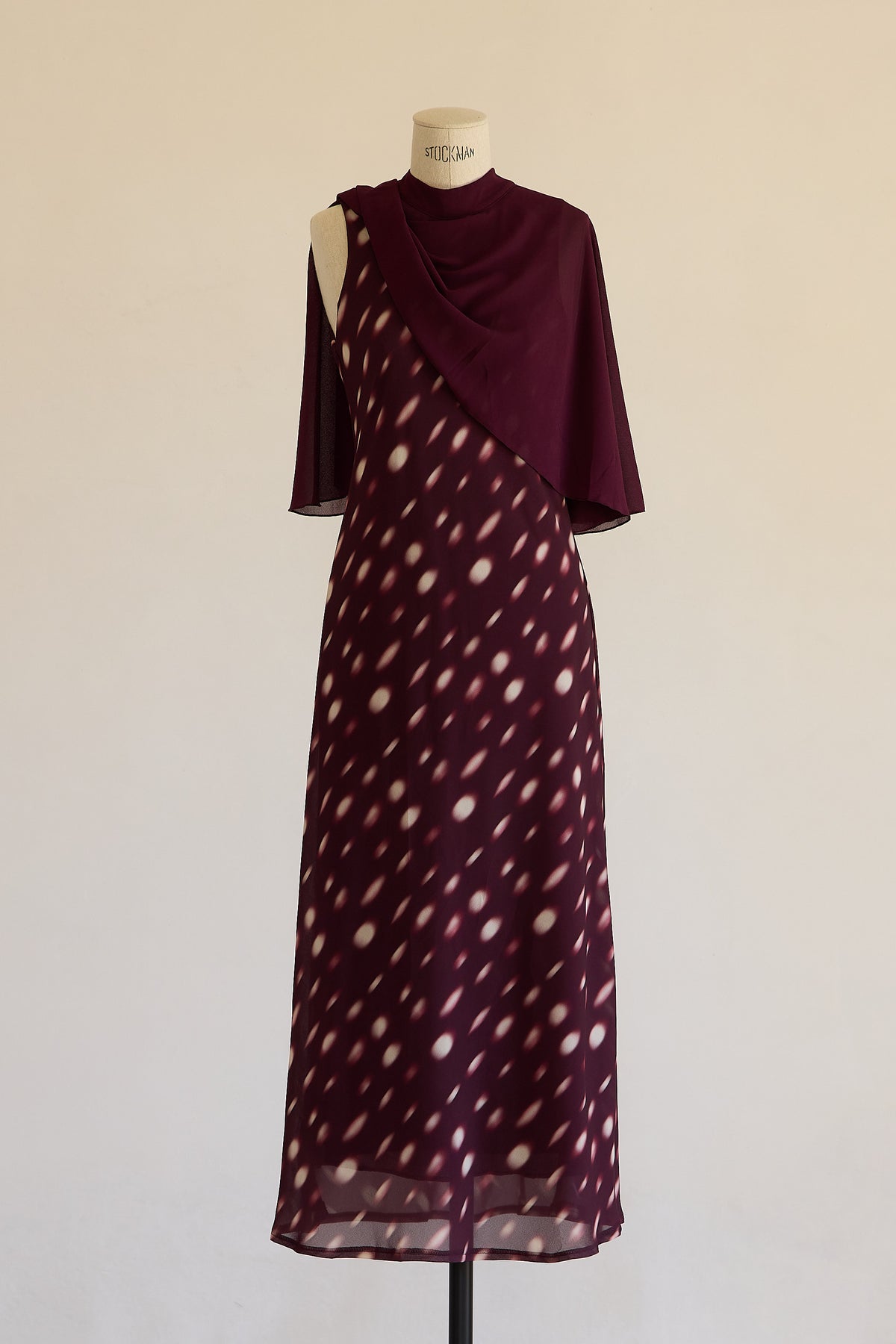 VESTIDO ISOLDE BURDEOS