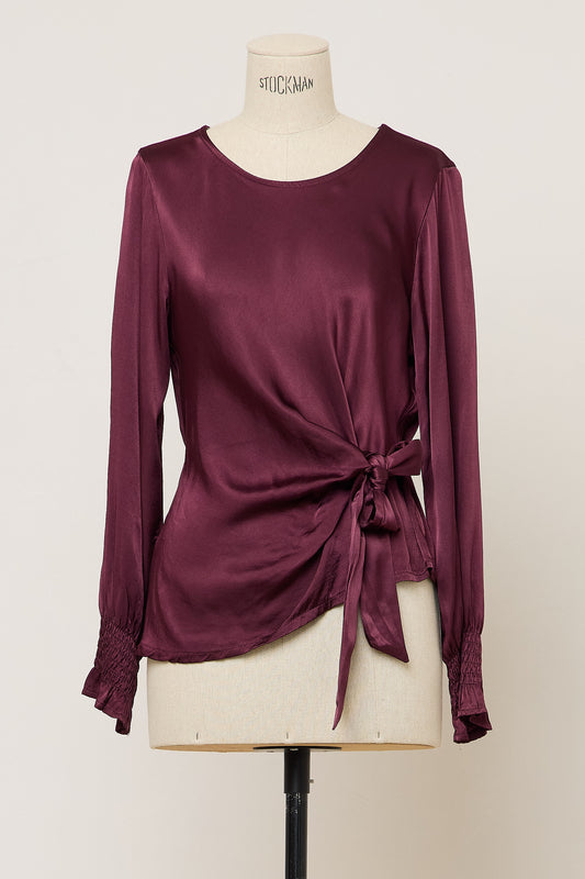 BLUSA AURÈLE CIRUELA