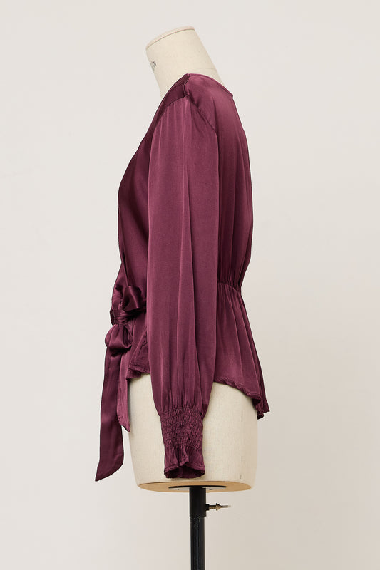BLUSA AURÈLE CIRUELA