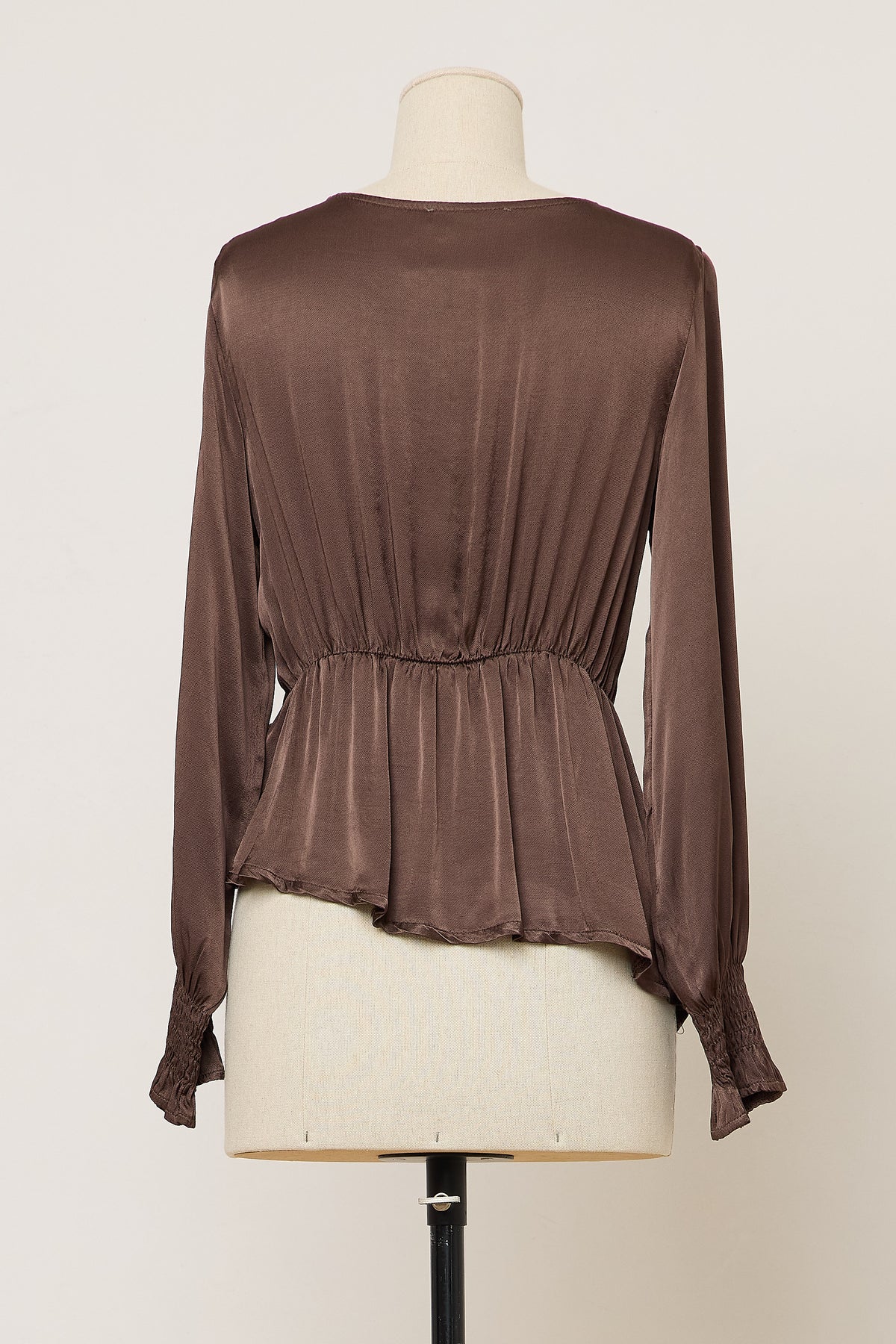 BLUSA AURÈLE CHOCOLATE