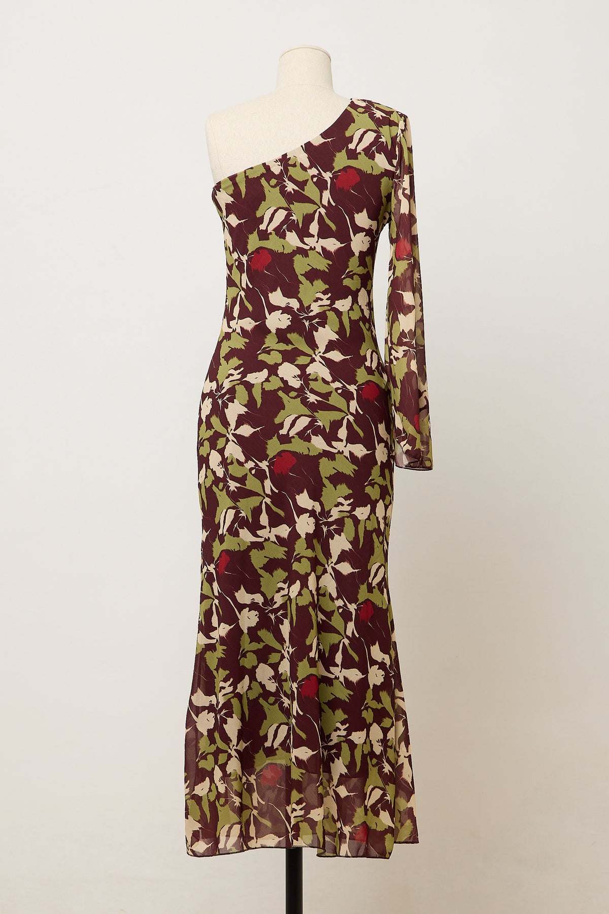 VESTIDO ISALINE BURDEOS