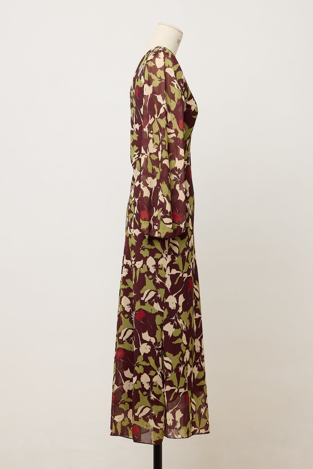VESTIDO ISALINE BURDEOS