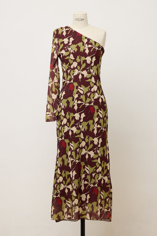 VESTIDO ISALINE BURDEOS