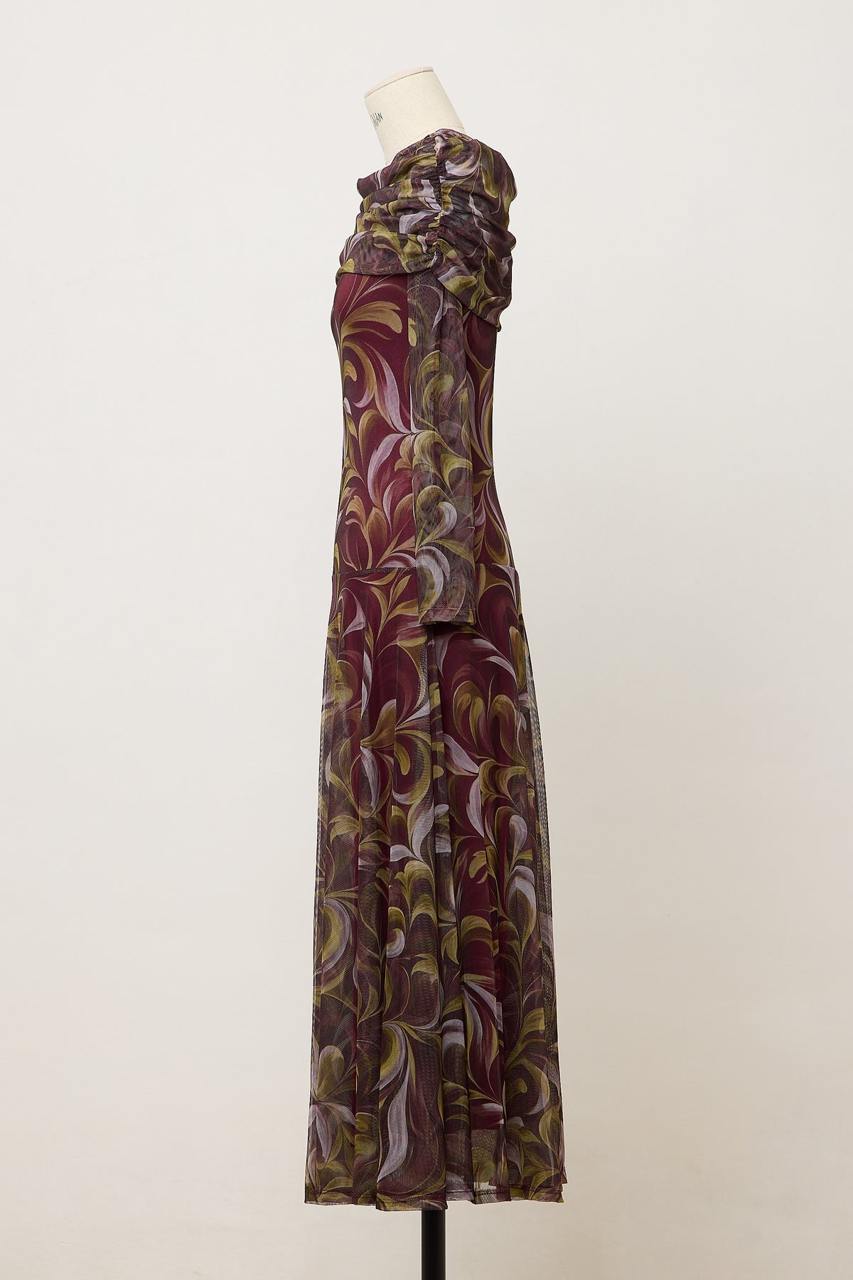 VESTIDO ELEONORE BURDEOS