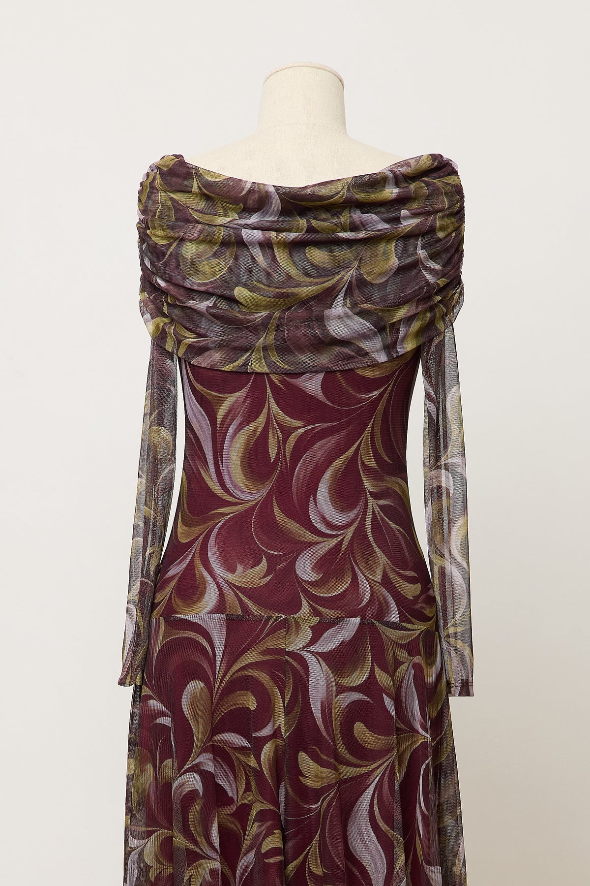 VESTIDO ELEONORE BURDEOS