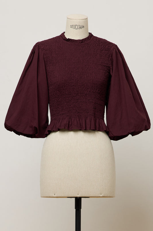 BLUSA SOLÈNE CIRUELA