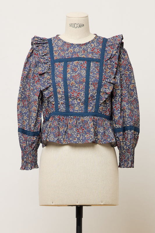 BLUSA ISALINE AZUL
