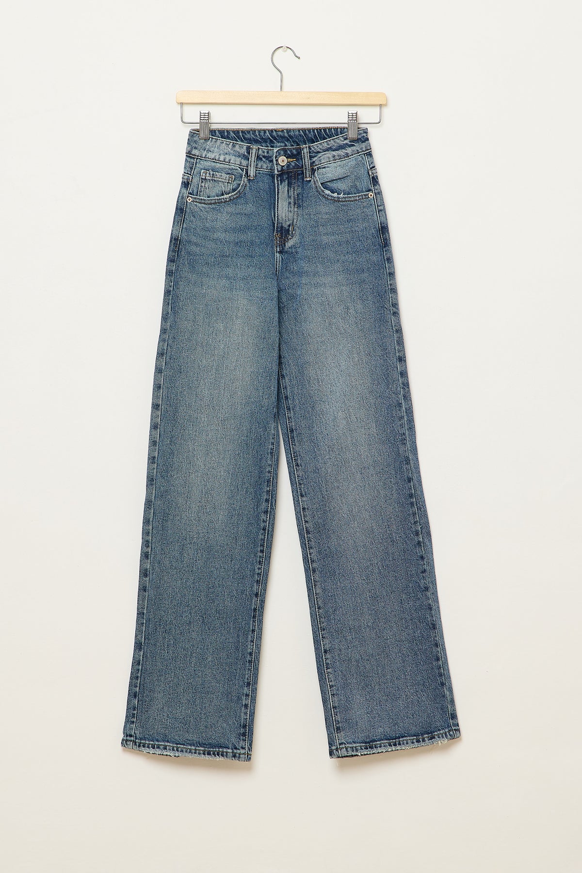 JEANS STRAIGHT-LEG GABRIELLE AZUL