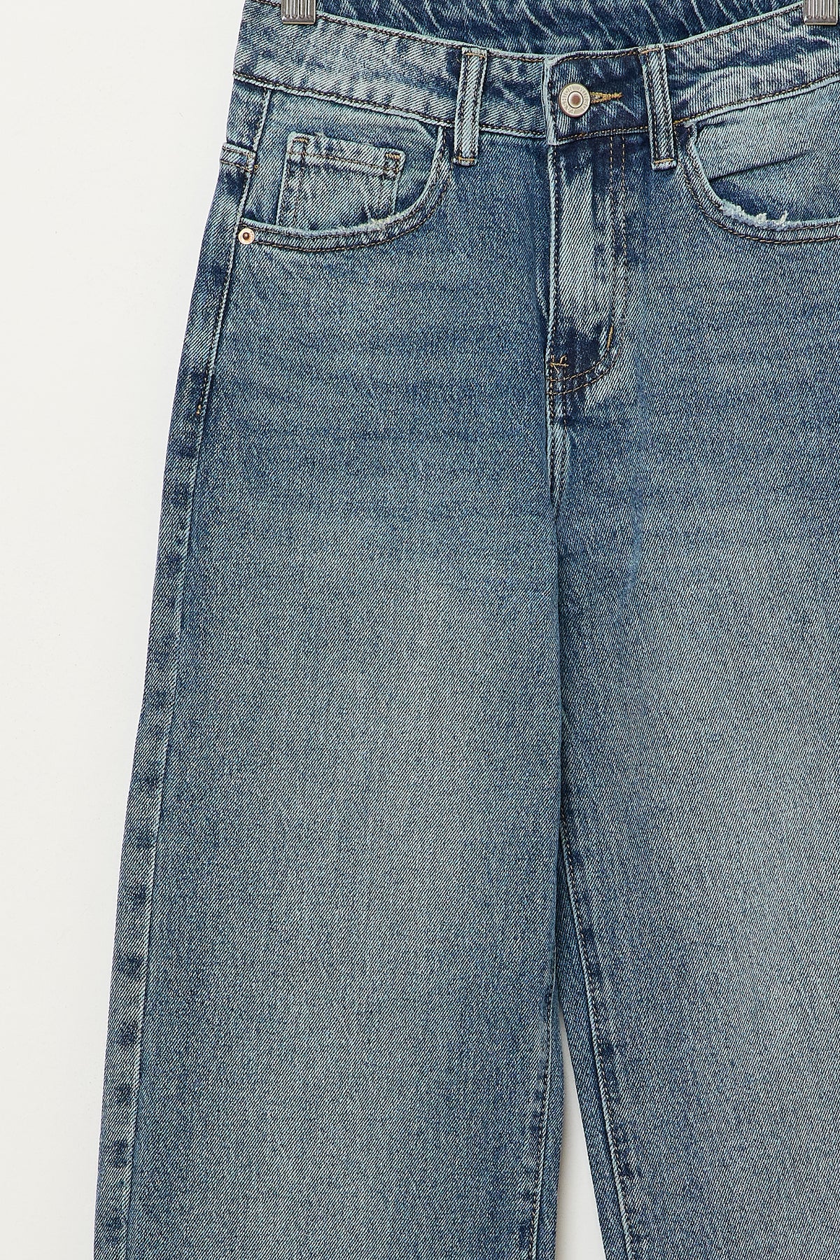 JEANS STRAIGHT-LEG GABRIELLE AZUL