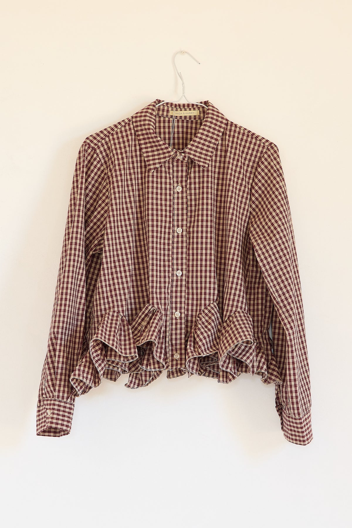 CAMISA VIOLETTE BURDEOS