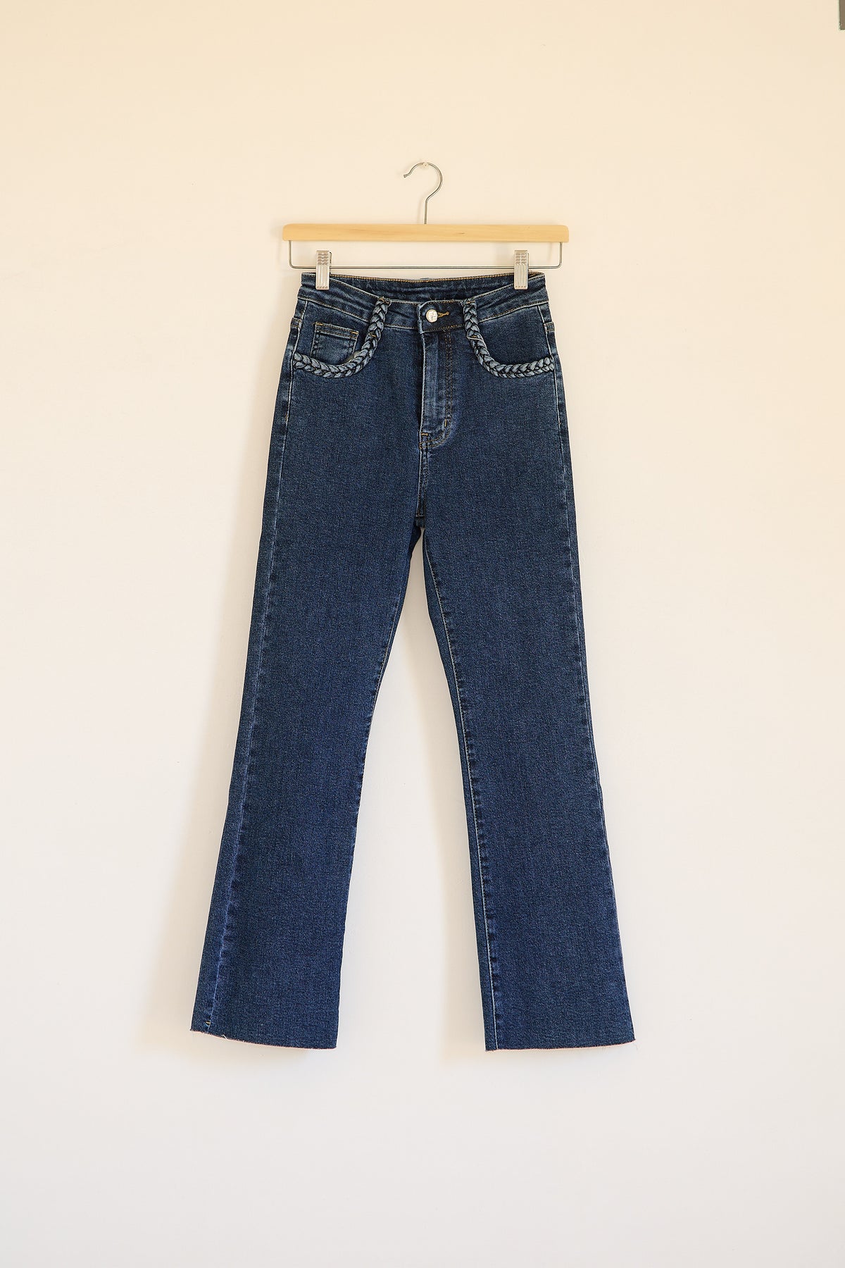 JEANS CROPPED DORIA AZUL