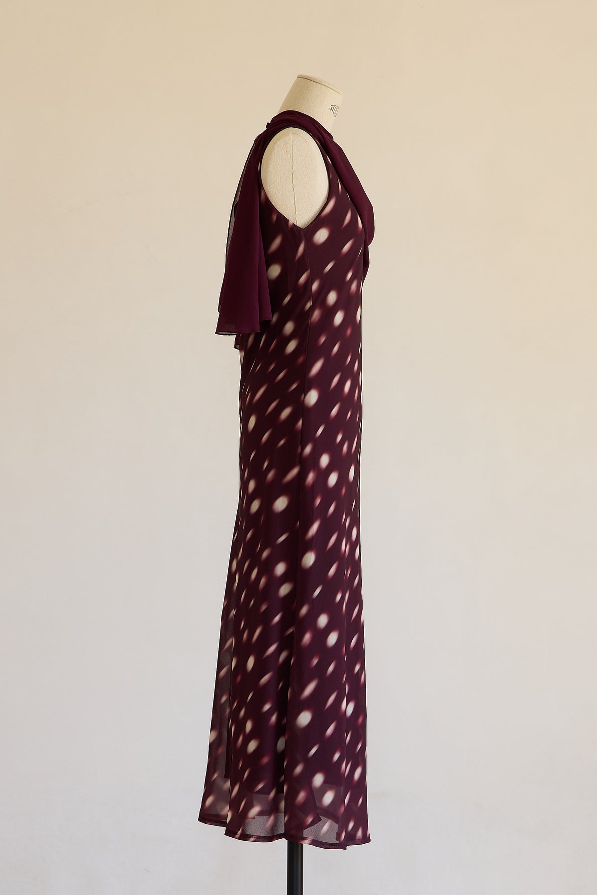VESTIDO ISOLDE BURDEOS