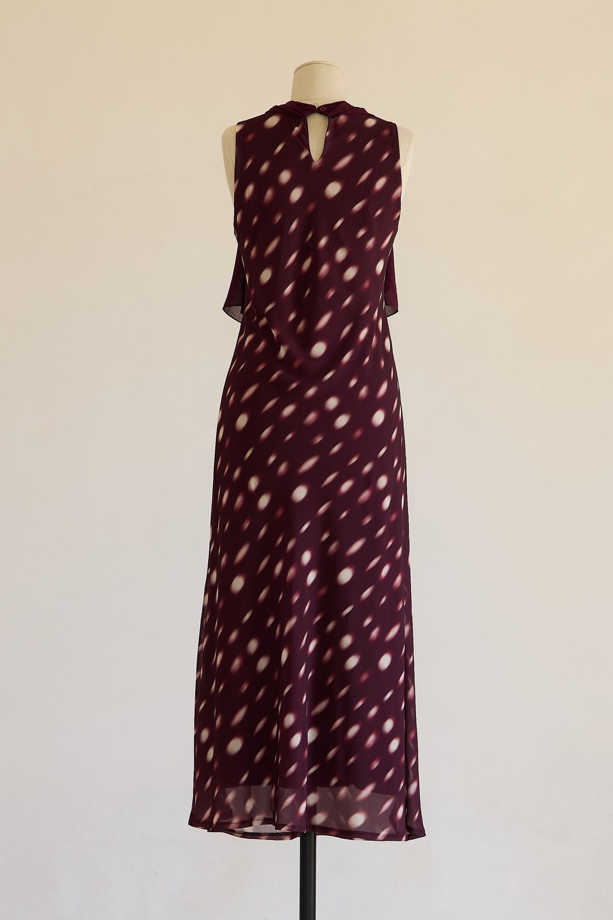 VESTIDO ISOLDE BURDEOS