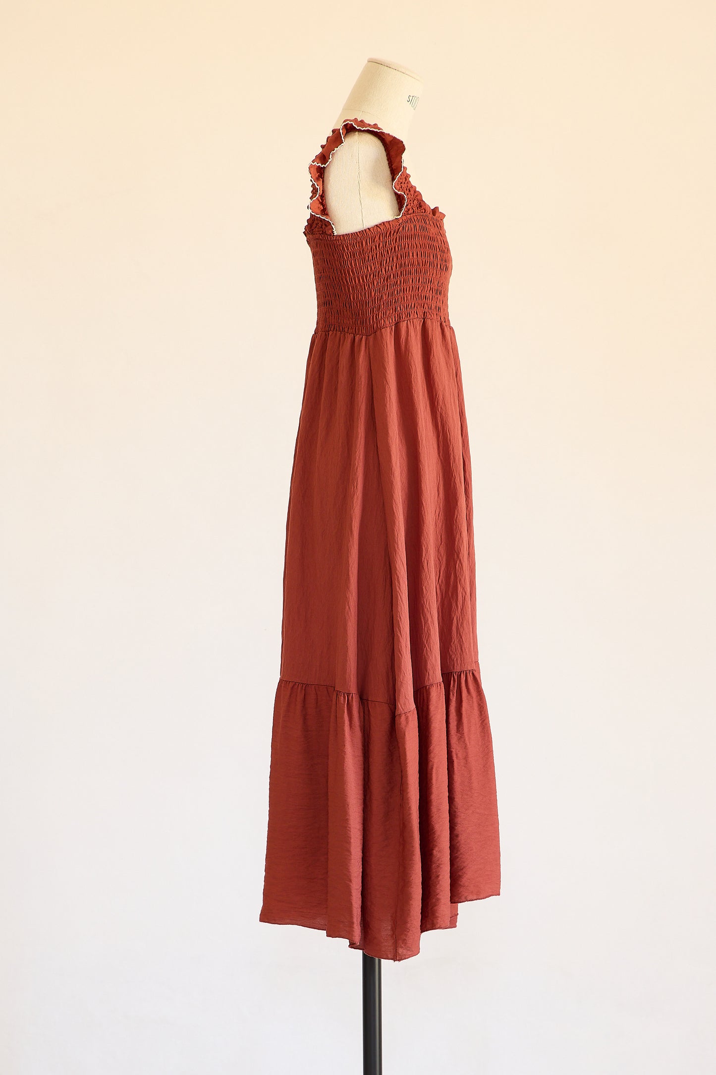 VESTIDO SIENA TEJA