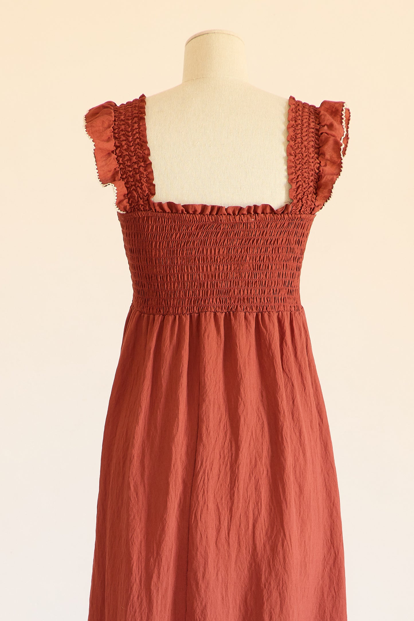 VESTIDO SIENA TEJA