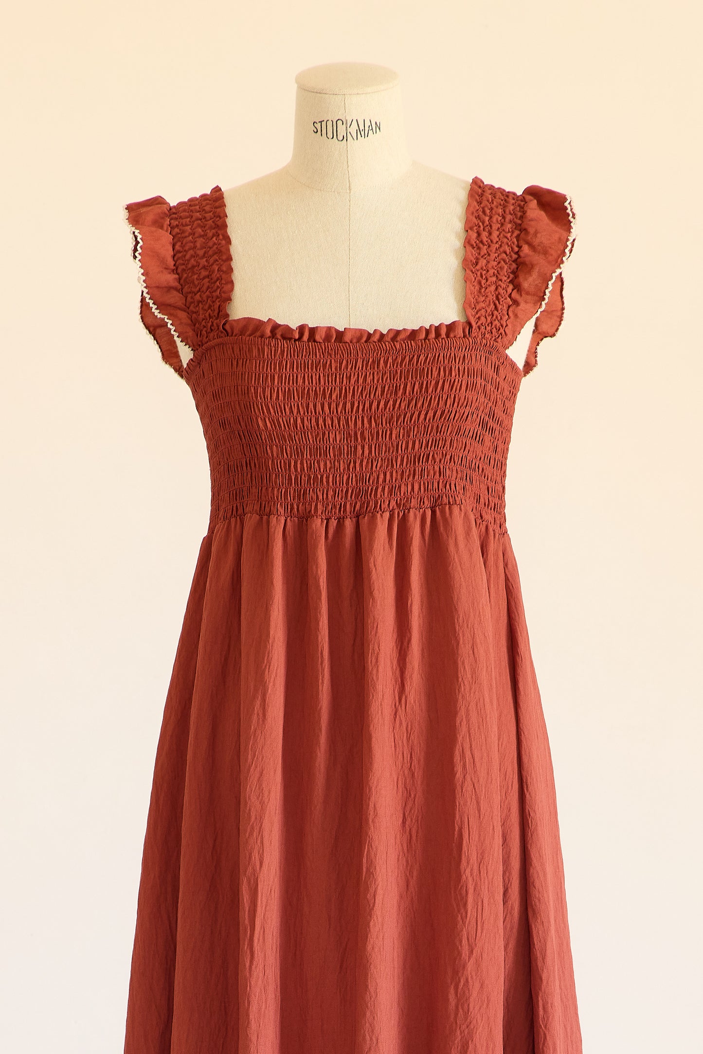 VESTIDO SIENA TEJA