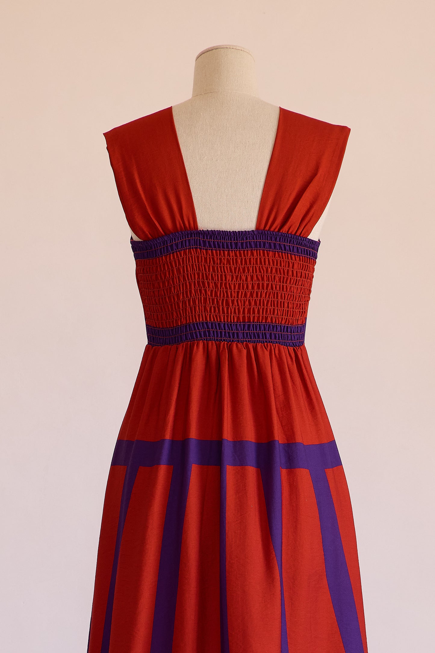 VESTIDO MARINA ROJO