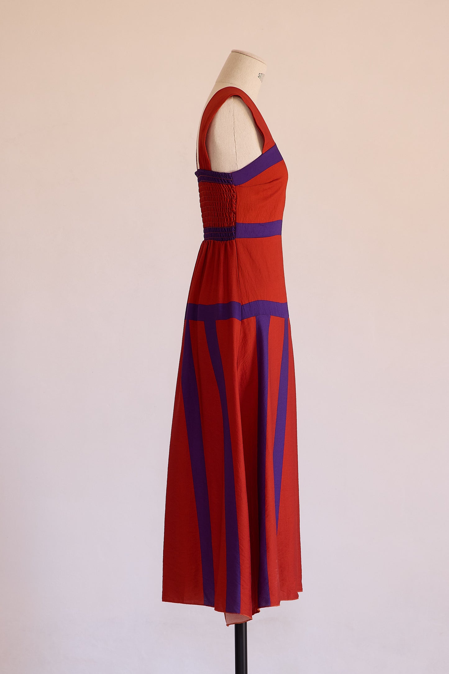 VESTIDO MARINA ROJO