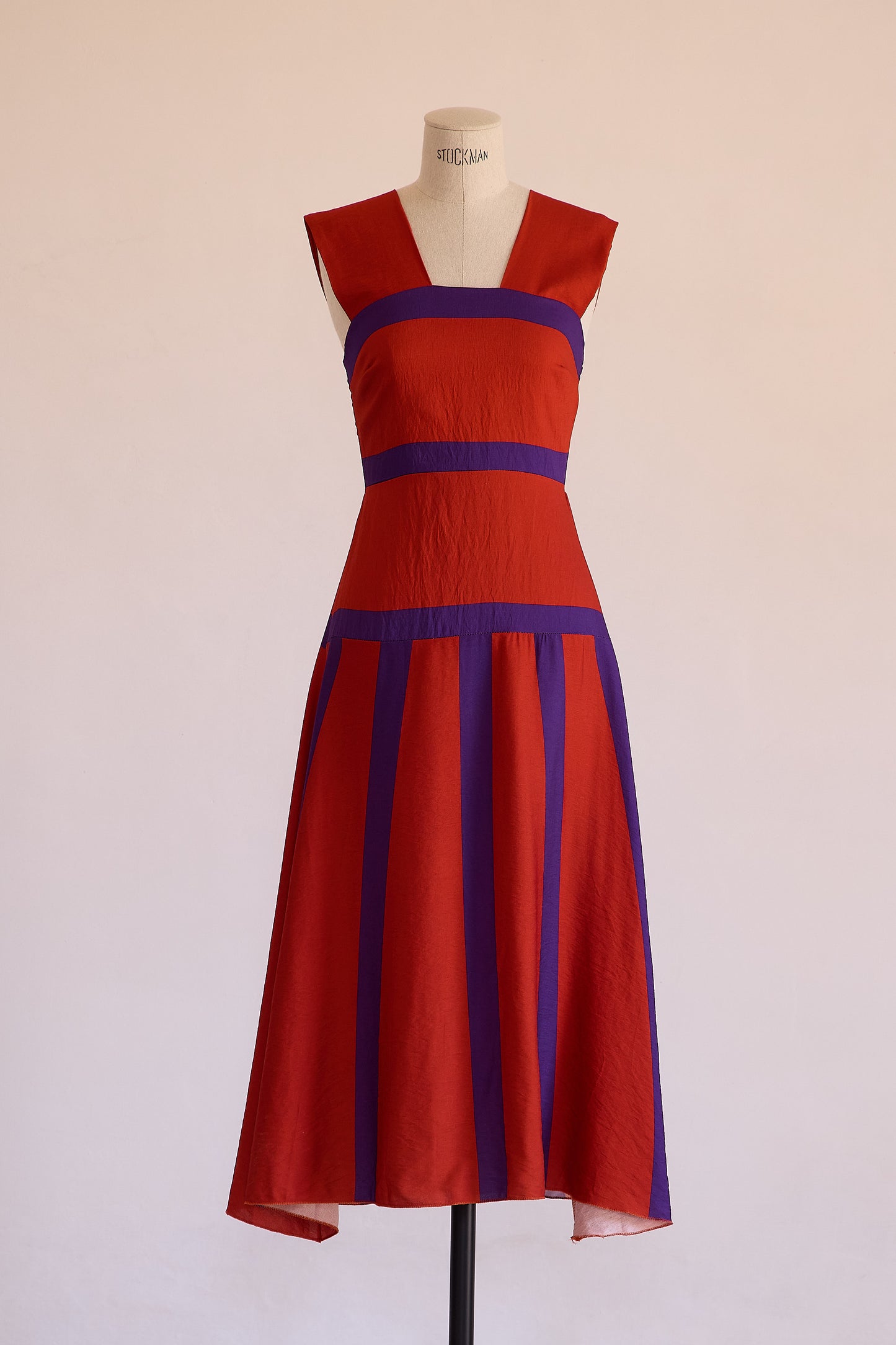 VESTIDO MARINA ROJO