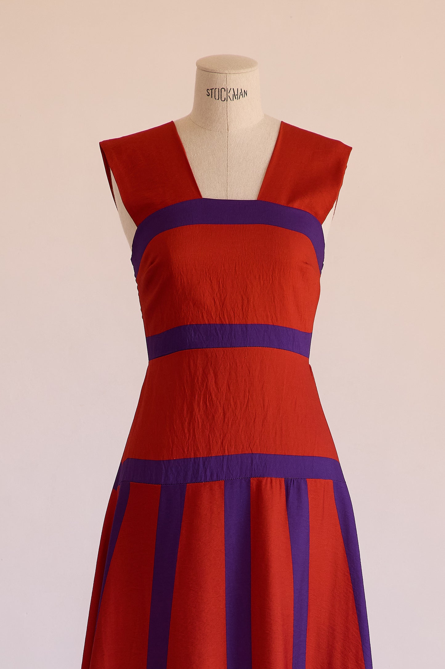 VESTIDO MARINA ROJO